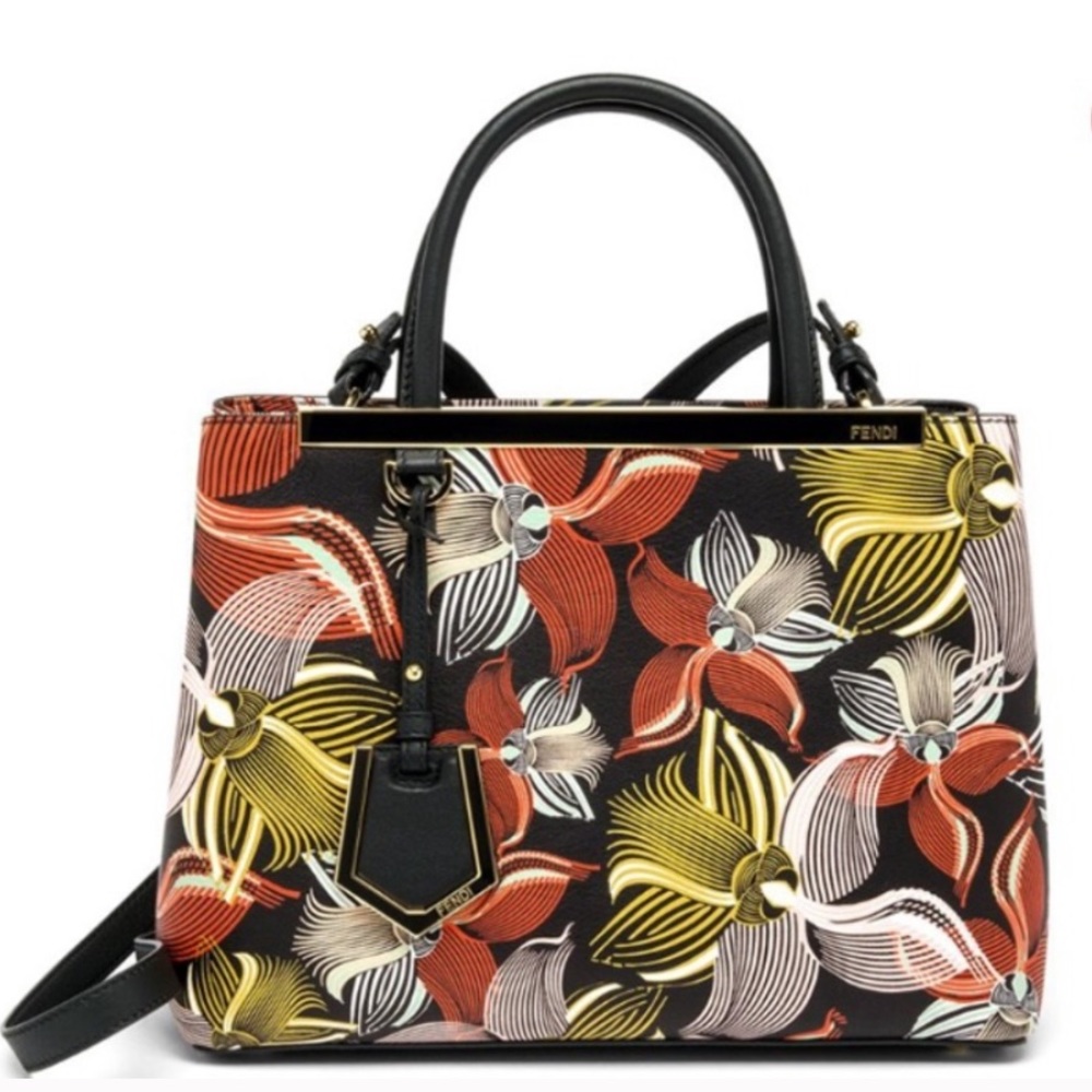Fendi Floral Petit 2Jours Tote